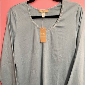 🆕 Blouse, Blue, Size XL, Long Sleeves, Sigrid Olsen